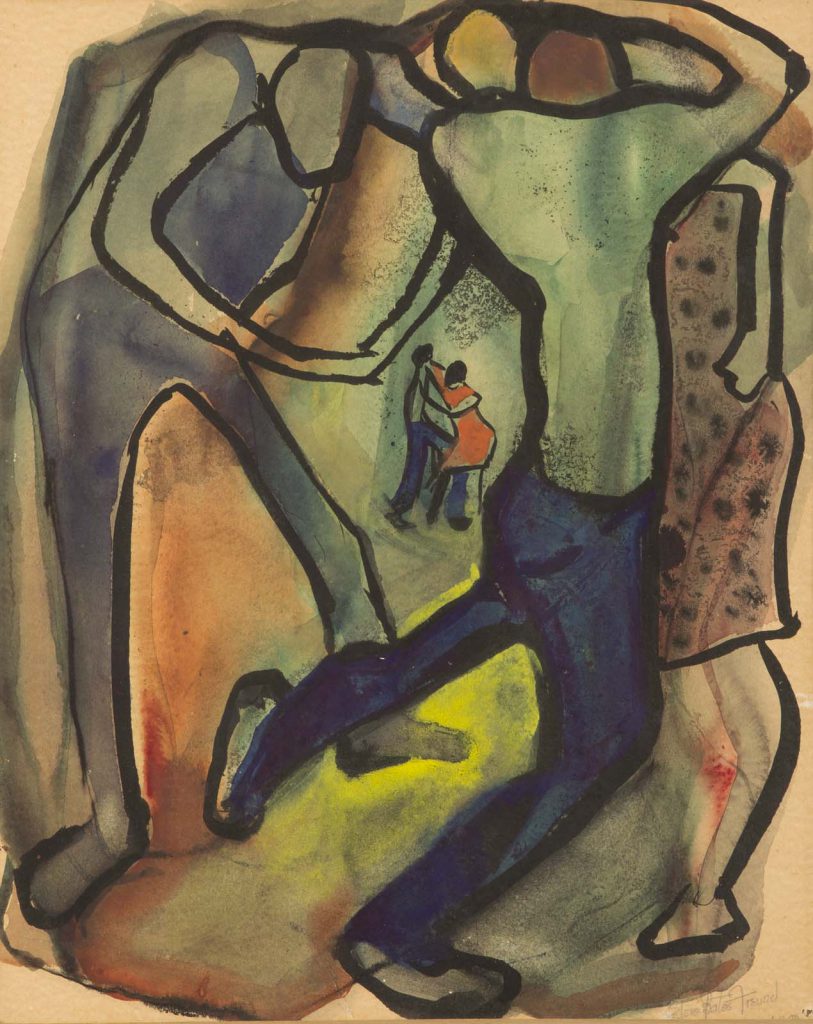 dancing figures artist
