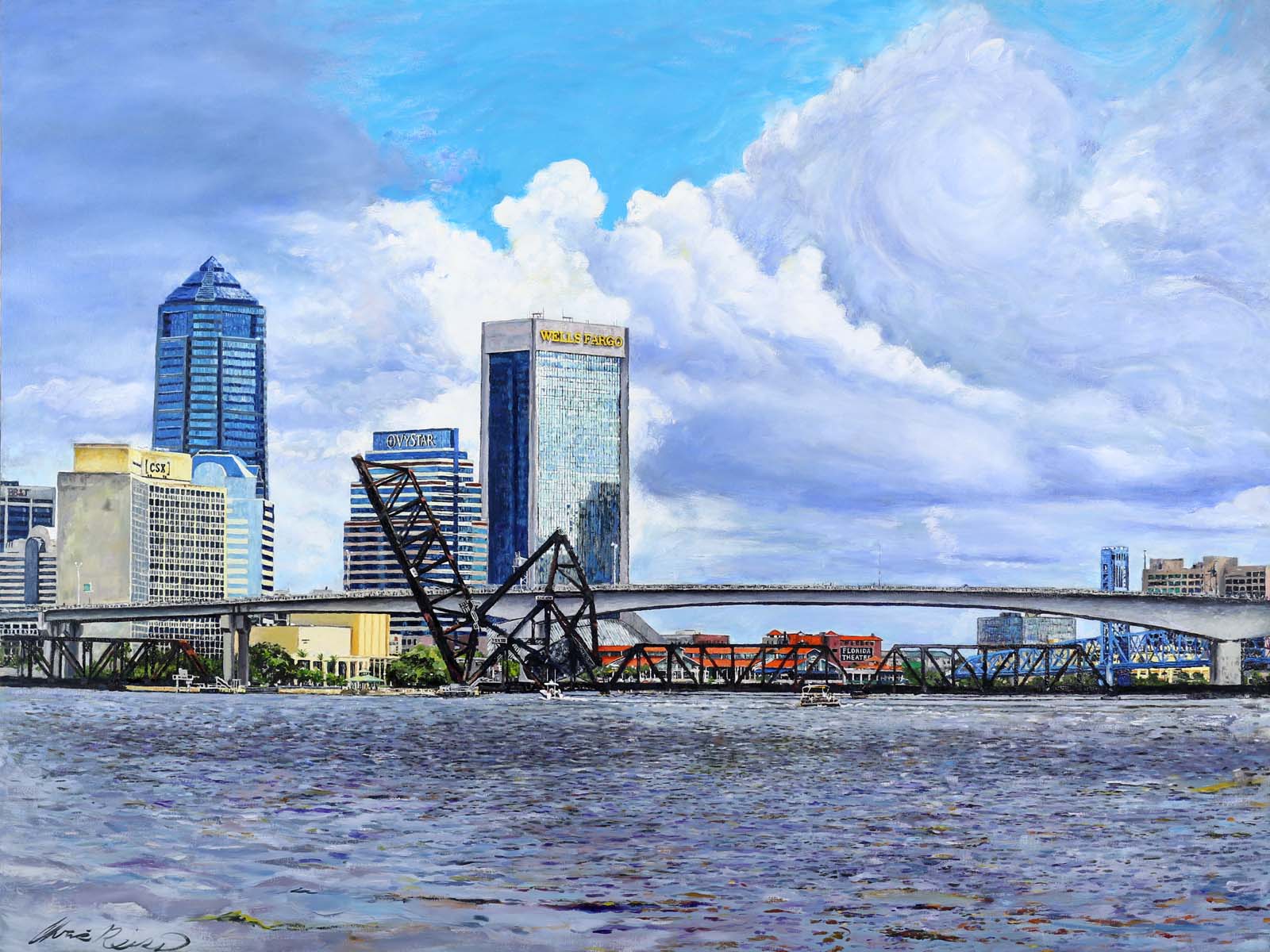 Downtown Jacksonville with St. Johns River