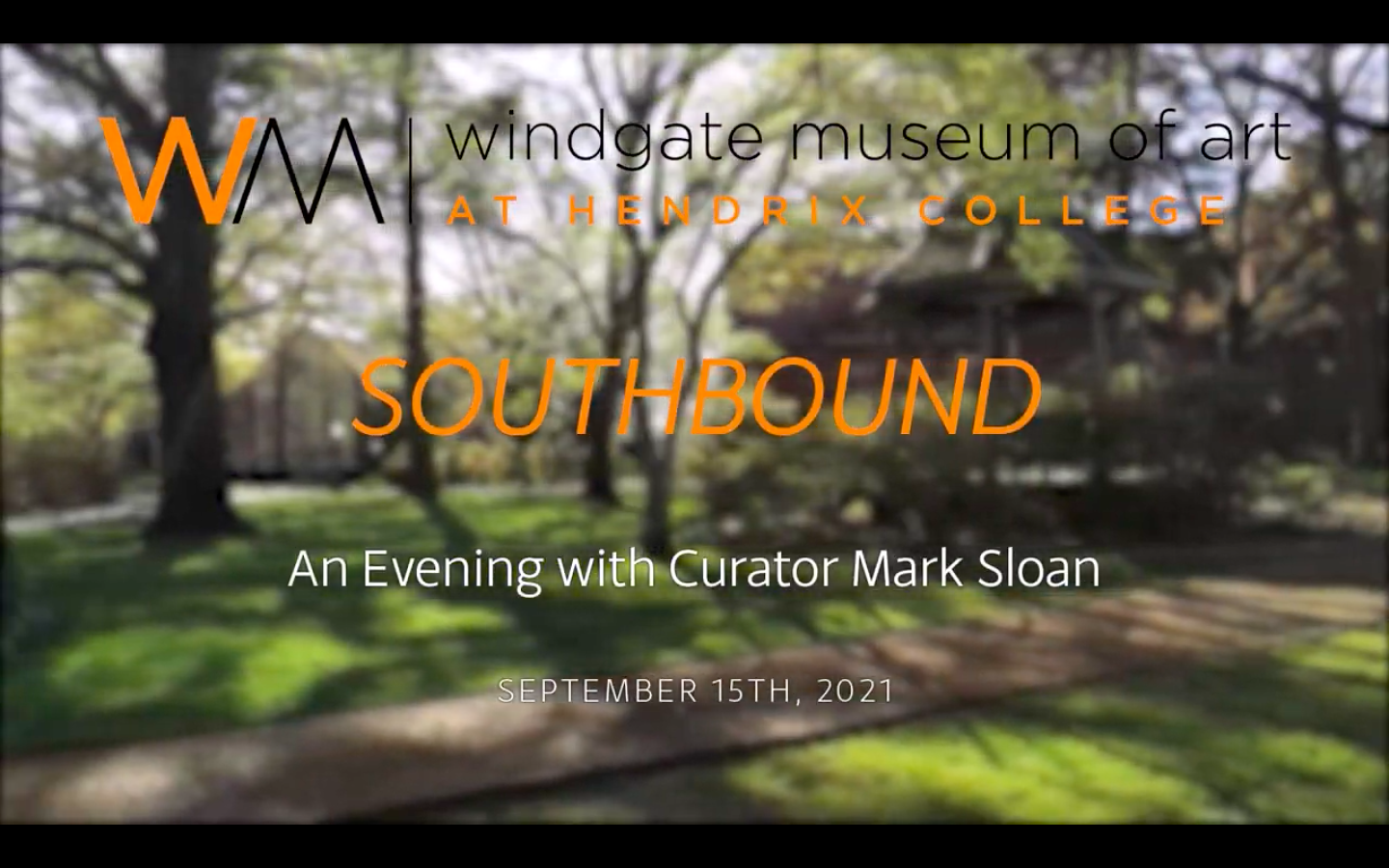 Curatorial Talk: Mark Sloan